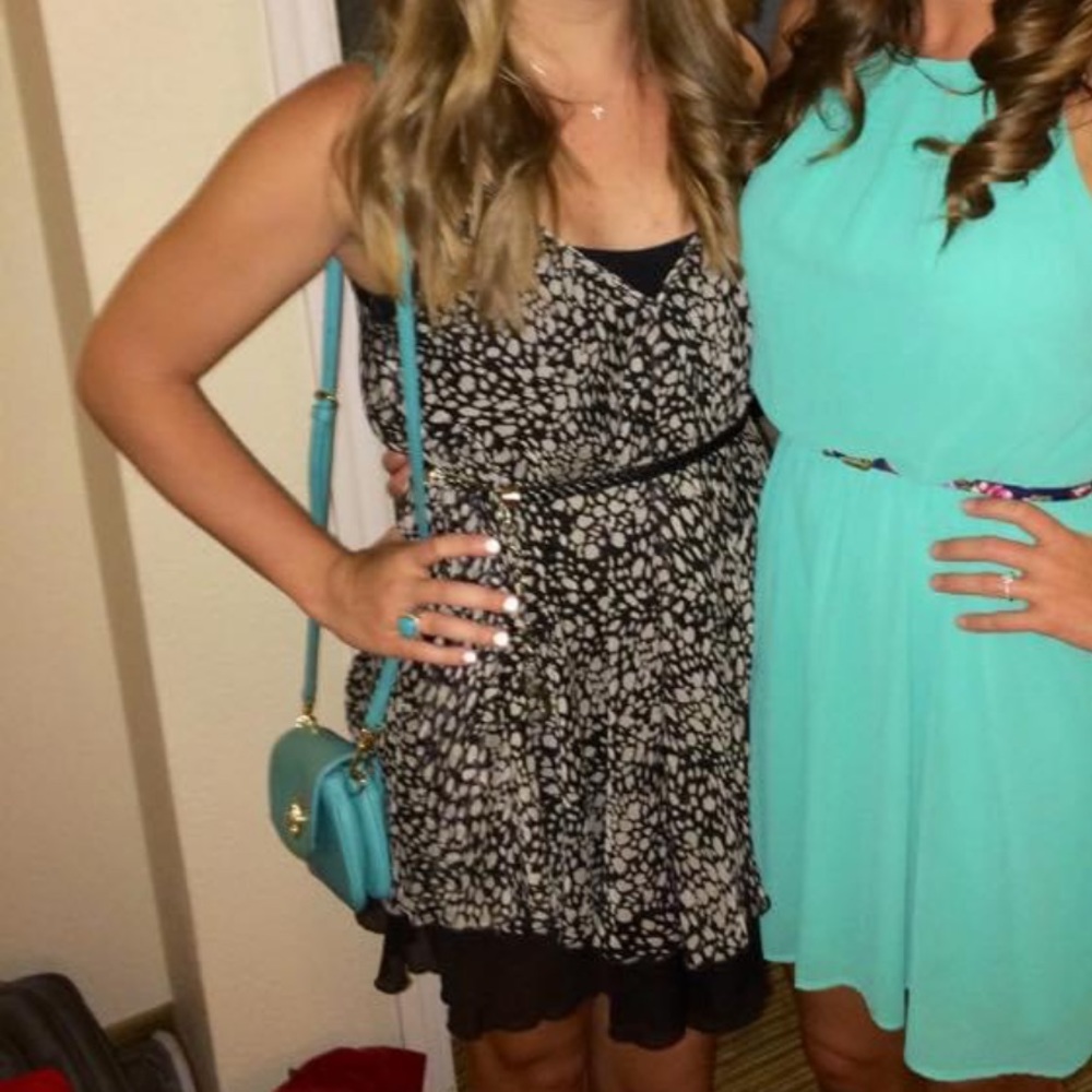 Cecico black and white dress- worn once